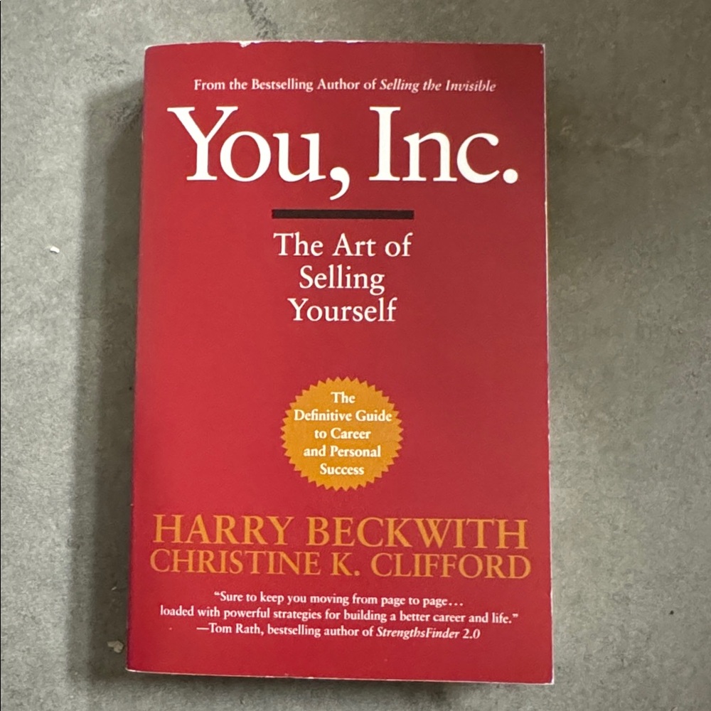 You, Inc. Book - Red Cover